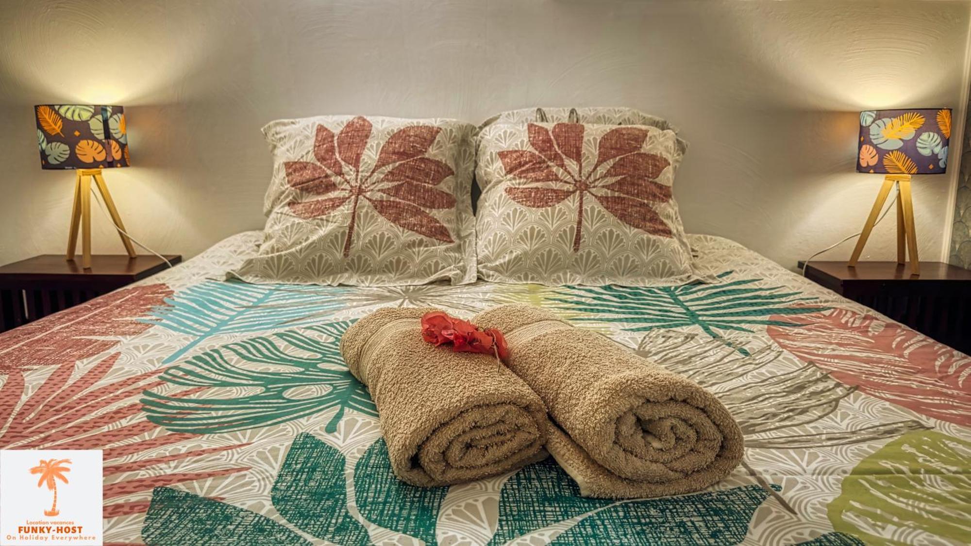 Ti Kaz Funky Host -T3 Vue Mer Premium 3 Etoiles - Village Vacances Sainte Anne Guadeloupe Extérieur photo